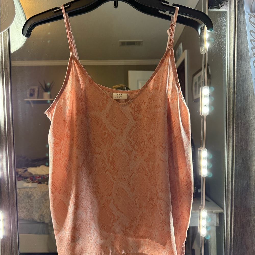 a new day Women's Peach Snake Print Camisole